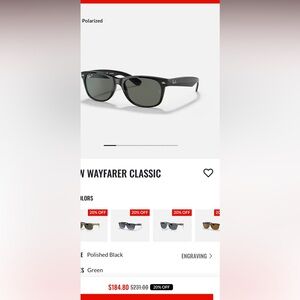 Ray-Ban Black Wayfarer Sunglasses